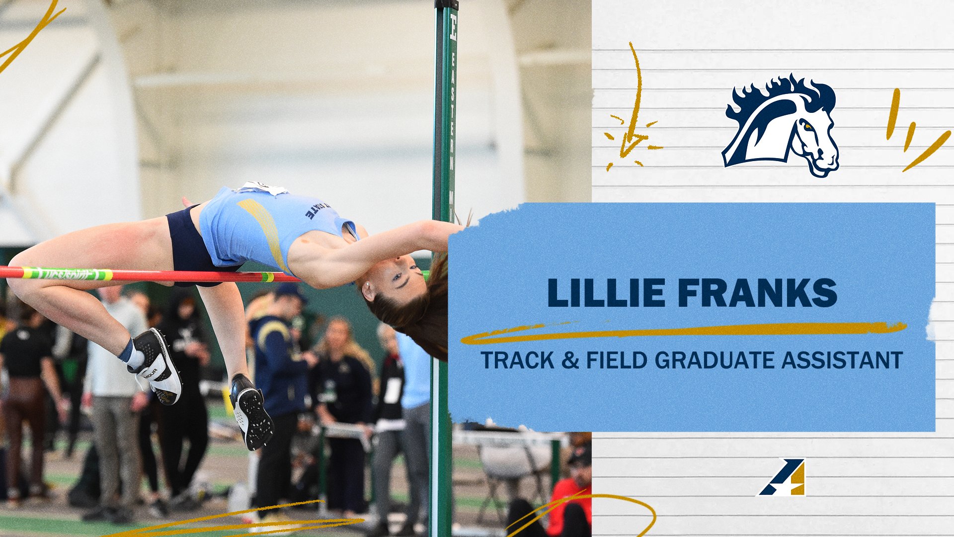 Franks Joins Mustangs Track & Field as Graduate Assistant