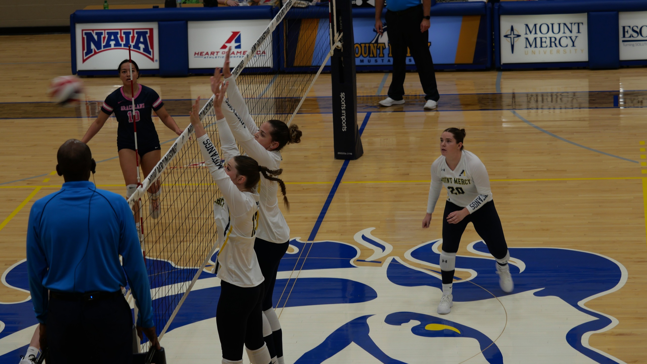 Mustang Volleyball Falls to the Pirates in Four Sets